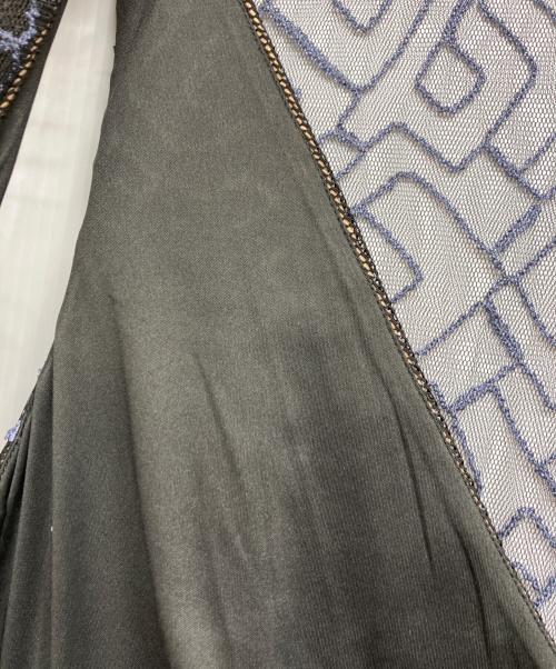 TADASHI SHOJI（タダシ ショージ）TADASHI SHOJI (タダシ ショージ) レースマキシドレス ネイビー サイズ:16の古着・服飾アイテム