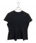theory (セオリー) theory Compact Crepe Peplum Top ブラック サイズ:L：5000円