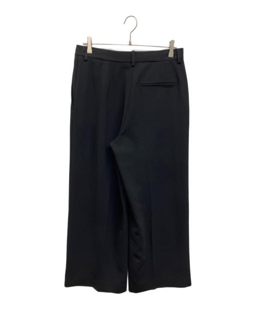 theory（セオリー）theory (セオリー) theory ハイウエストタックパンツ Admiral Crepe ブラック サイズ:8の古着・服飾アイテム