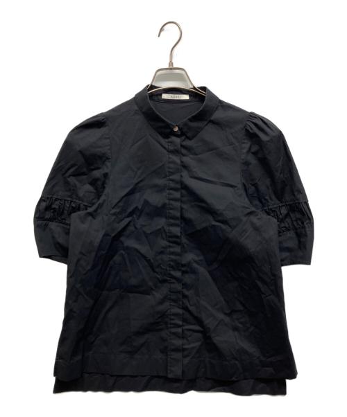 ANAYI（アナイ）ANAYI (アナイ) ストレッチブロードS/Sシャツ ブラック サイズ:38の古着・服飾アイテム