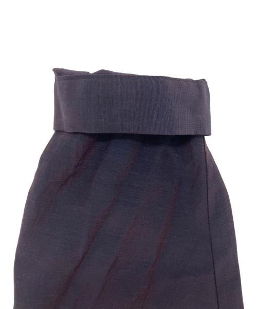 INDIVI（インディヴィ）INDIVI (インディヴィ) ノーカラーブルゾン ワインレッド サイズ:38 未使用品の古着・服飾アイテム