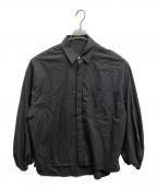 CITYSHOPシティショップ）の古着「BALLOON CUFF シャツ」｜ブラック