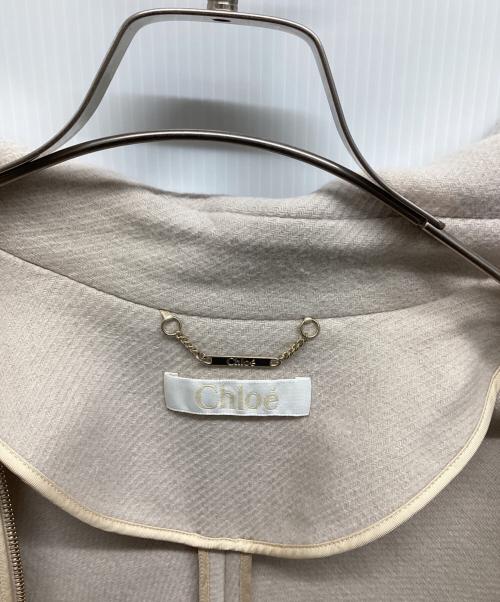 Chloe（クロエ）Chloe (クロエ) パイピングコート アイボリー サイズ:38の古着・服飾アイテム