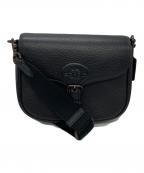 COACHコーチ）の古着「アメリア サドル バッグ」｜ブラック