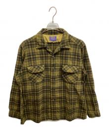 PENDLETON（ペンドルトン）の古着「60'sウールボードシャツ」｜カーキ