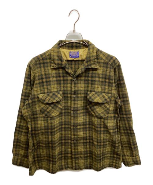 PENDLETON（ペンドルトン）PENDLETON (ペンドルトン) 60'sウールボードシャツ カーキ サイズ:XLの古着・服飾アイテム