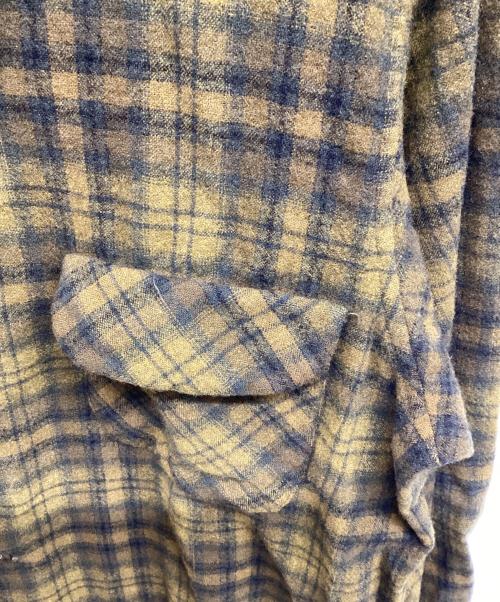 PENDLETON（ペンドルトン）PENDLETON (ペンドルトン) 60'sウールボードシャツ カーキ サイズ:XLの古着・服飾アイテム