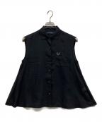 FRED PERRY×RAY BEAMSフレッドペリー×レイ ビームス）の古着「別注Knitted Collar Shirt」｜ブラック