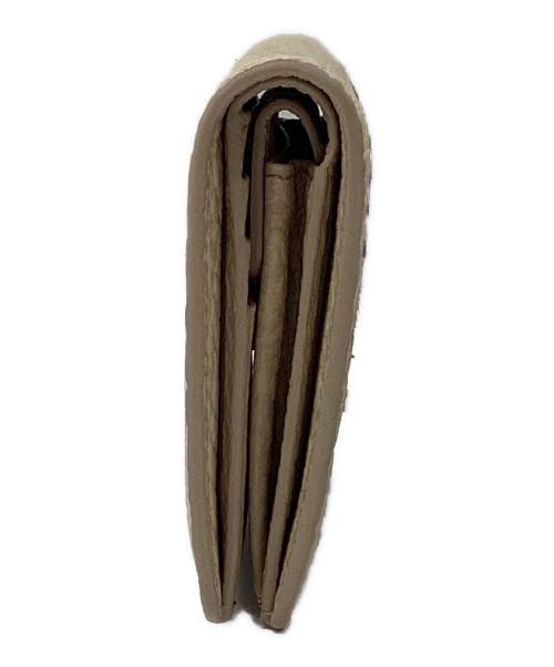 Maison Margiela（メゾンマルジェラ）Maison Margiela (メゾンマルジェラ) 4ステッチ 二つ折り ウォレット ベージュの古着・服飾アイテム