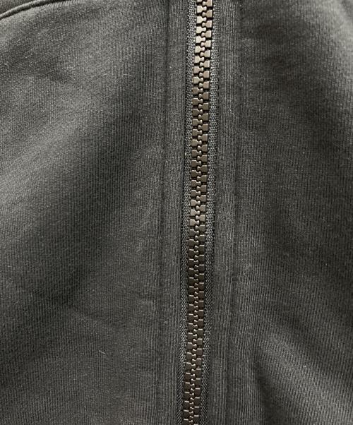 STONE ISLAND（ストーンアイランド）STONE ISLAND (ストーンアイランド) ロゴパッチガーメントダイジップパーカー ブラック サイズ:Lの古着・服飾アイテム