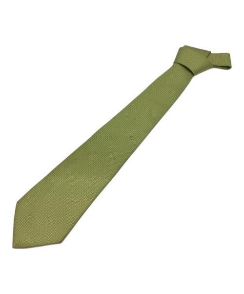 HERMES（エルメス）HERMES (エルメス) シルクネクタイ グリーン サイズ:下記参照の古着・服飾アイテム