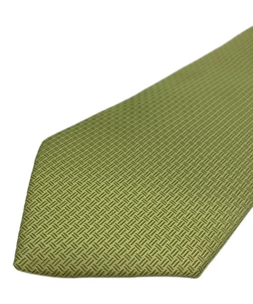 HERMES（エルメス）HERMES (エルメス) シルクネクタイ グリーン サイズ:下記参照の古着・服飾アイテム