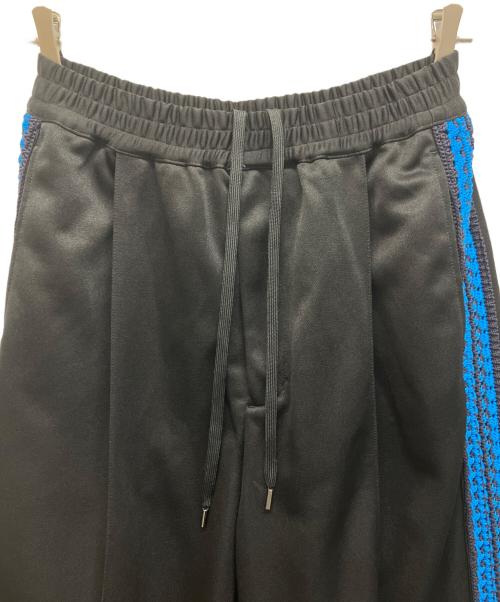 MAISON SPECIAL（メゾンスペシャル）MAISON SPECIAL (メゾンスペシャル) Crochet Side Line Prime-Wide Easy Pants ブラックの古着・服飾アイテム