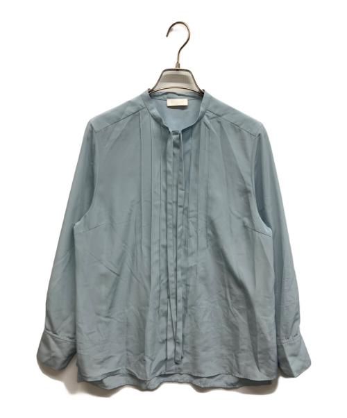 BALLSEY（ボールジィ）BALLSEY (ボールジィ) クリアデシン ボウタイブラウス スカイブルー サイズ:Sの古着・服飾アイテム