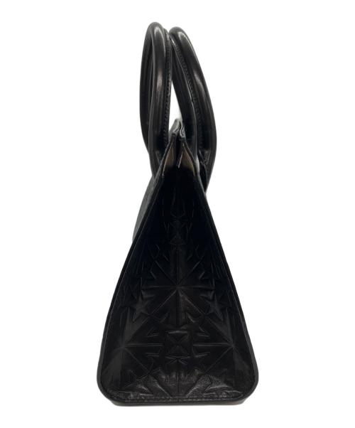 JIMMY CHOO（ジミーチュウ）JIMMY CHOO (ジミーチュウ) ライリースターエンボスバッグ ブラックの古着・服飾アイテム