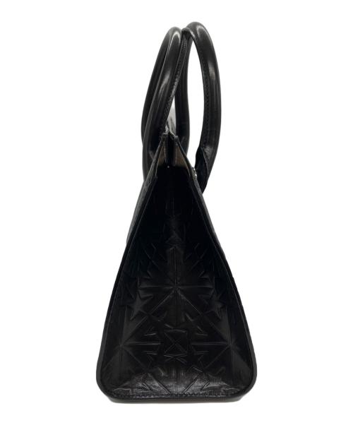 JIMMY CHOO（ジミーチュウ）JIMMY CHOO (ジミーチュウ) ライリースターエンボスバッグ ブラックの古着・服飾アイテム