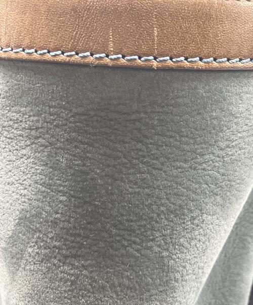 SMYTHSON（スマイソン）SMYTHSON (スマイソン) レザー切替トートバッグ グレーの古着・服飾アイテム
