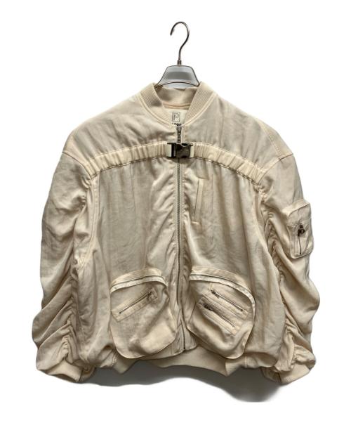 PRANK PROJECT（プランクプロジェクト）PRANK PROJECT (プランクプロジェクト) Bomber Jacket ホワイト サイズ:Freeの古着・服飾アイテム