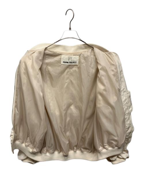 PRANK PROJECT（プランクプロジェクト）PRANK PROJECT (プランクプロジェクト) Bomber Jacket ホワイト サイズ:Freeの古着・服飾アイテム