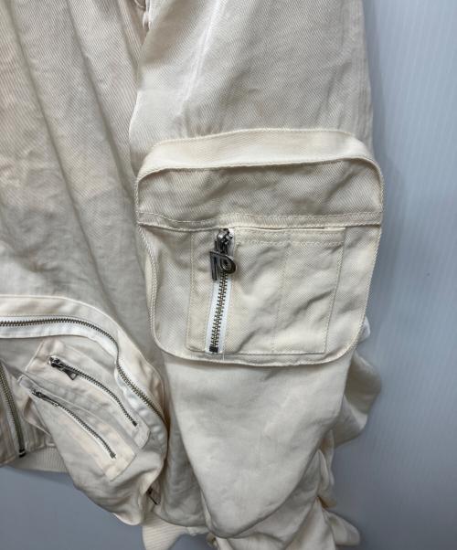 PRANK PROJECT（プランクプロジェクト）PRANK PROJECT (プランクプロジェクト) Bomber Jacket ホワイト サイズ:Freeの古着・服飾アイテム