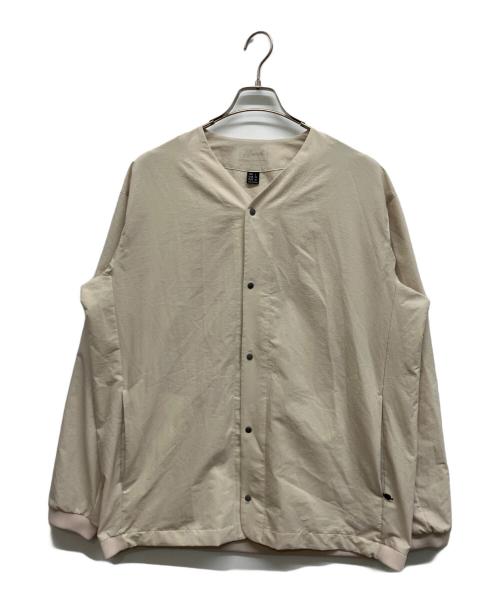 NANGA（ナンガ）NANGA (ナンガ) ドットエア コンフィ カーディガン アイボリー サイズ:JPN L　USA M　EUR Mの古着・服飾アイテム