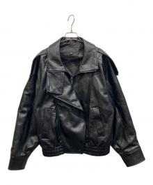 ZARA（ザラ）の古着「フェイクレザージャケット」｜ブラック