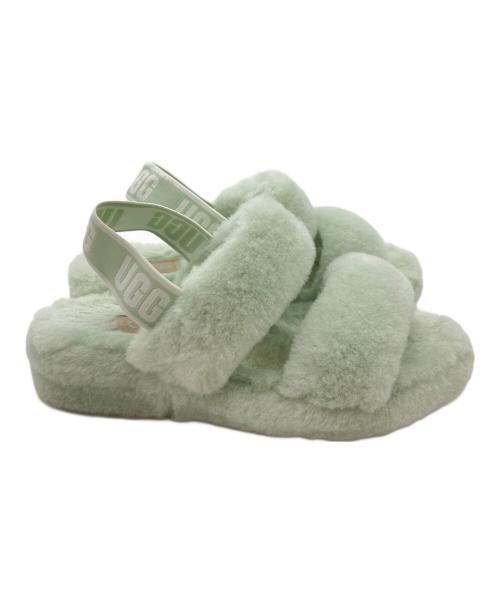 UGG（アグ）UGG (アグ) oh yeahサンダル グリーン サイズ:24の古着・服飾アイテム