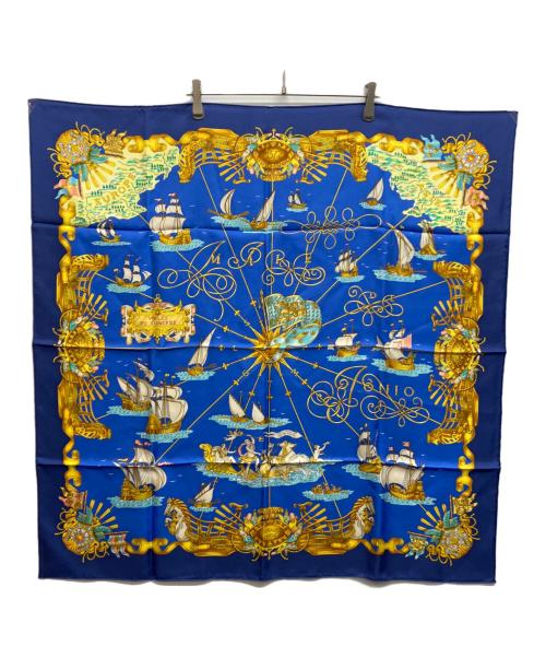 HERMES（エルメス）HERMES (エルメス) カレ90　VOILES DE LUMIERE 光の帆船 サイズ:下記参照の古着・服飾アイテム
