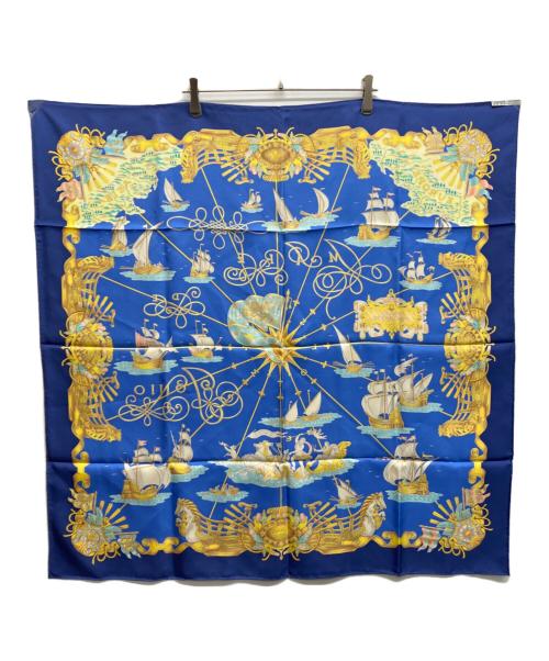 HERMES（エルメス）HERMES (エルメス) カレ90　VOILES DE LUMIERE 光の帆船 サイズ:下記参照の古着・服飾アイテム