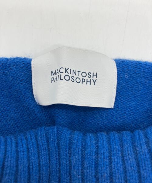 MACKINTOSH PHILOSOPHY（マッキントッシュ フィロソフィー）MACKINTOSH PHILOSOPHY (マッキントッシュ フィロソフィー) タートルネックニット ブルー サイズ:40の古着・服飾アイテム