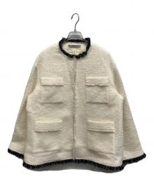 theory luxe（セオリーリュクス）の古着「COSETTE NADIE JACKET」｜ホワイト
