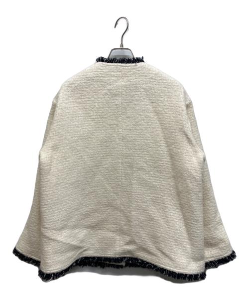 theory luxe（セオリーリュクス）theory luxe (セオリーリュクス) COSETTE NADIE JACKET ホワイト サイズ:40の古着・服飾アイテム