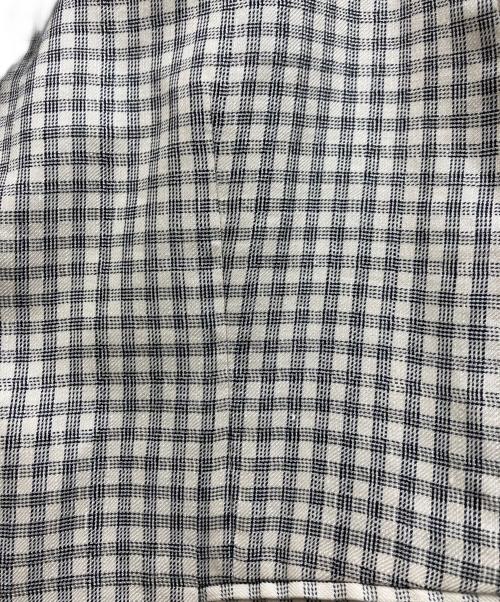theory（セオリー）theory (セオリー) Linear Check Straight Blazer ベージュ サイズ:SIZE 6の古着・服飾アイテム