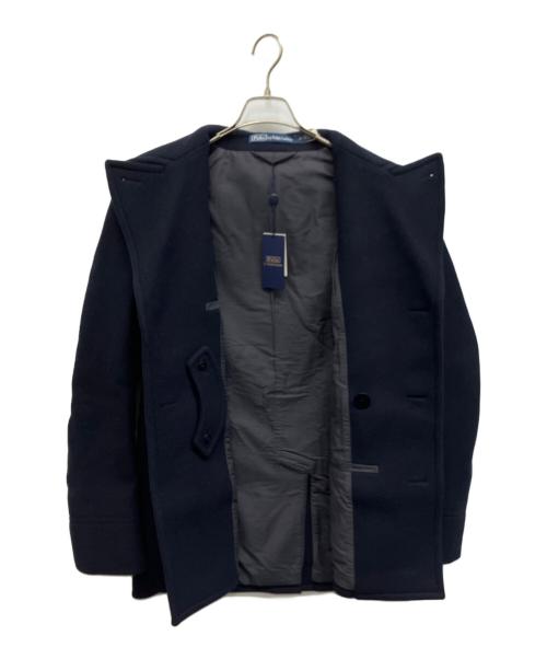POLO RALPH LAUREN（ポロ・ラルフローレン）POLO RALPH LAUREN (ポロ・ラルフローレン) ウールPコート ネイビー サイズ:38の古着・服飾アイテム