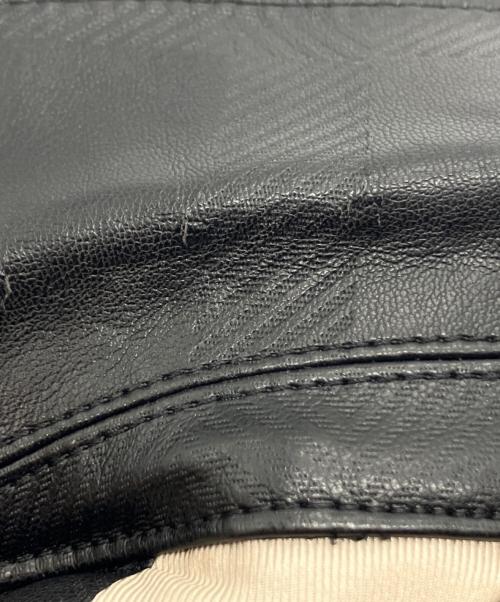 BURBERRY BLACK LABEL（バーバリーブラックレーベル）BURBERRY BLACK LABEL (バーバリーブラックレーベル) シャドーチェックジップアップジャケット ブラック サイズ:Mの古着・服飾アイテム