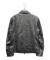 BURBERRY BLACK LABEL (バーバリーブラックレーベル) シャドーチェックジップアップジャケット ブラック サイズ:M：15000円