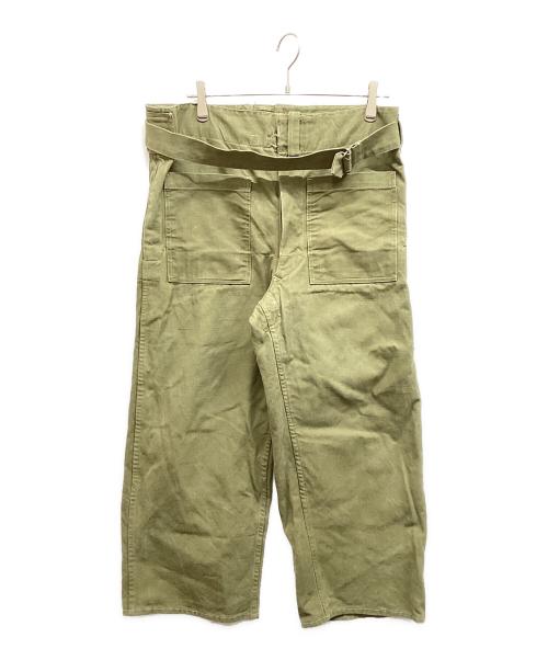 French Army（フランス軍）French Army (フランス軍) M-35 モーターサイクルパンツ カーキ サイズ:2の古着・服飾アイテム