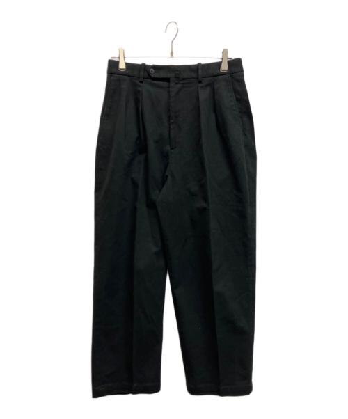 STEVEN ALAN（スティーブンアラン）STEVEN ALAN (スティーブンアラン) ドリルインツープリーツドレストラウザーズ ブラック サイズ:Mの古着・服飾アイテム