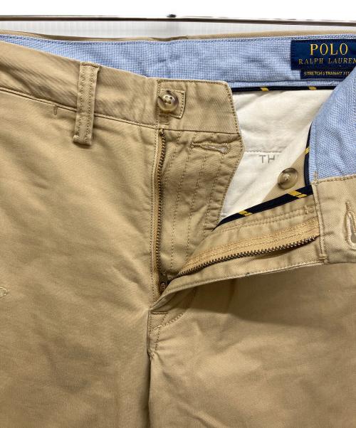 POLO RALPH LAUREN（ポロ・ラルフローレン）POLO RALPH LAUREN (ポロ・ラルフローレン) ダメージ加工 チノパン ベージュ サイズ:W28×L30の古着・服飾アイテム