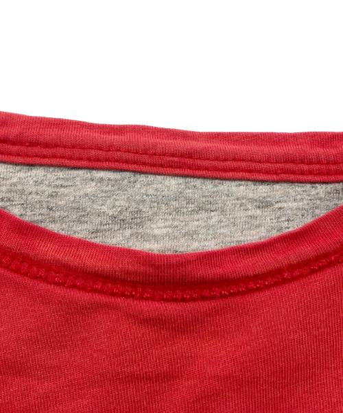 POLO RALPH LAUREN（ポロ・ラルフローレン）POLO RALPH LAUREN (ポロ・ラルフローレン) リバーシブルTシャツ レッド×グレー サイズ:下記参照の古着・服飾アイテム