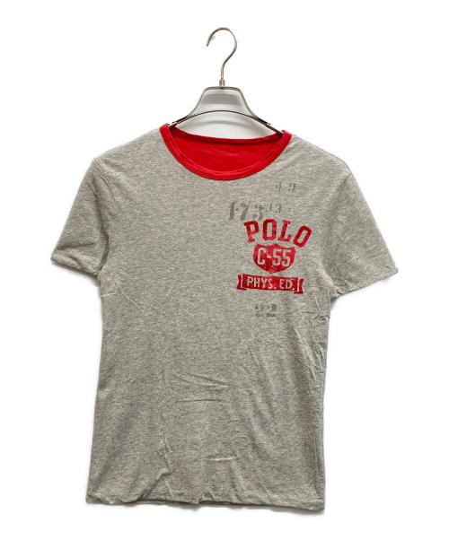 POLO RALPH LAUREN（ポロ・ラルフローレン）POLO RALPH LAUREN (ポロ・ラルフローレン) リバーシブルTシャツ レッド×グレー サイズ:下記参照の古着・服飾アイテム