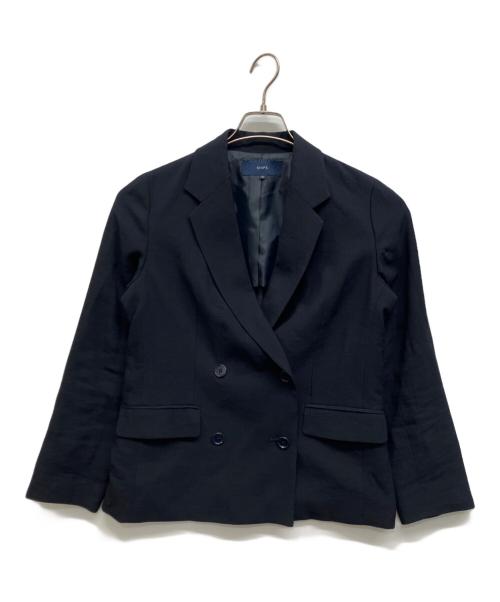 SHIPS（シップス）SHIPS (シップス) ダブルジャケット ネイビー サイズ:38の古着・服飾アイテム