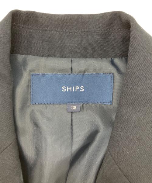 SHIPS（シップス）SHIPS (シップス) ダブルジャケット ネイビー サイズ:38の古着・服飾アイテム