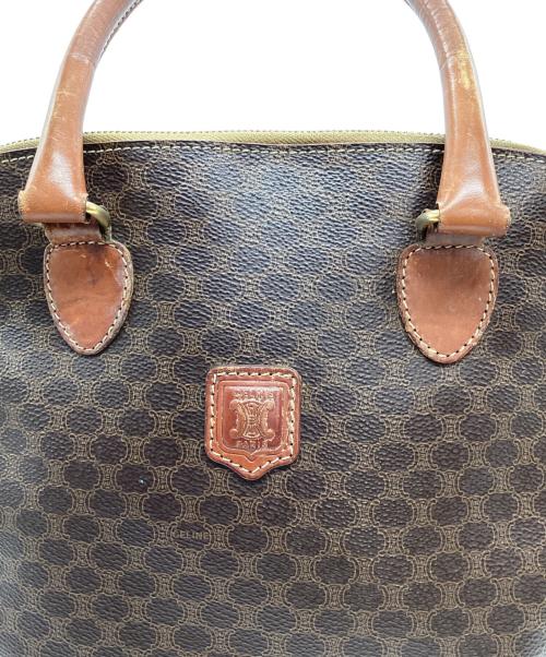 CELINE（セリーヌ）CELINE (セリーヌ) マカダム柄ミニボストンバッグ ブラウンの古着・服飾アイテム