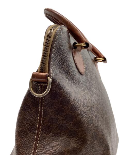 CELINE（セリーヌ）CELINE (セリーヌ) マカダム柄ミニボストンバッグ ブラウンの古着・服飾アイテム