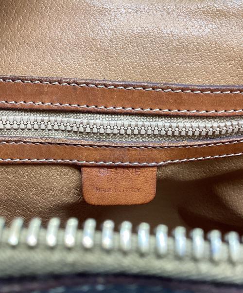 CELINE（セリーヌ）CELINE (セリーヌ) マカダム柄ミニボストンバッグ ブラウンの古着・服飾アイテム