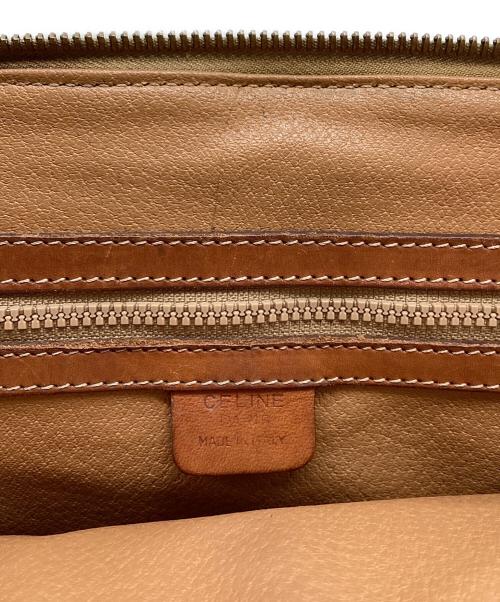 CELINE（セリーヌ）CELINE (セリーヌ) マカダム柄ミニボストンバッグ ブラウンの古着・服飾アイテム