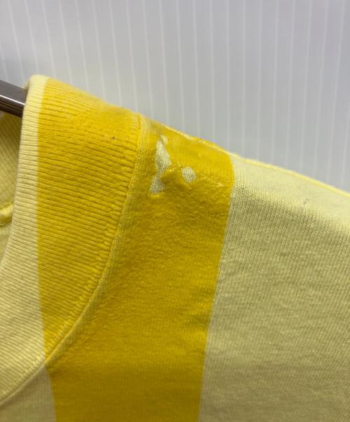 COMME des GARCONS HOMME（コムデギャルソン オム）COMME des GARCONS HOMME (コムデギャルソン オム) ストライプTシャツ イエロー サイズ:Freeの古着・服飾アイテム