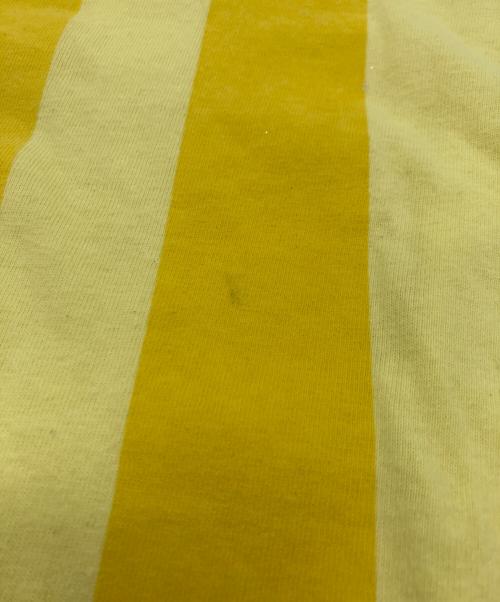 COMME des GARCONS HOMME（コムデギャルソン オム）COMME des GARCONS HOMME (コムデギャルソン オム) ストライプTシャツ イエロー サイズ:Freeの古着・服飾アイテム