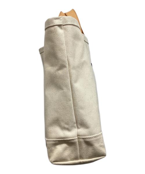 SILVER（シルバー）SILVER  (シルバー) キャンバストートバッグ アイボリーの古着・服飾アイテム